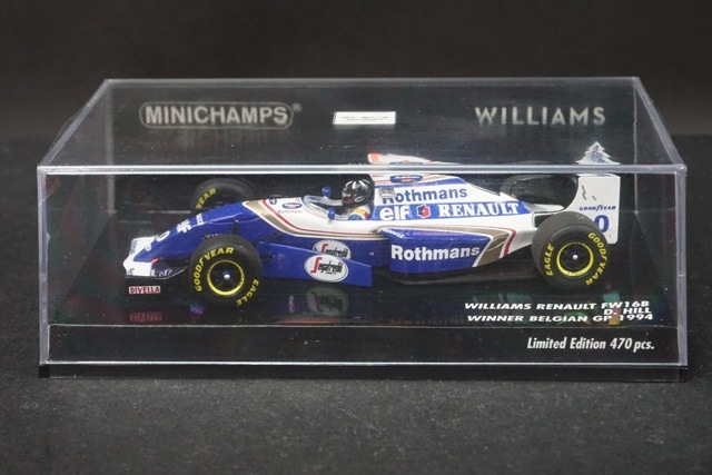 1/43 ミニチャンプス 417940400 ウィリアムズ ルノー FW16B ベルギーGP
