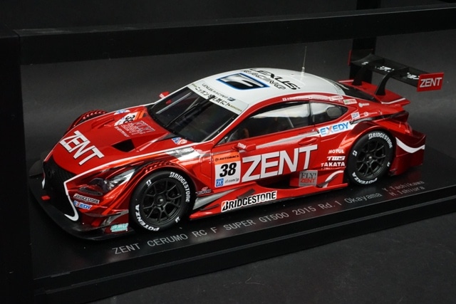 1/18 エブロ 81028 ZENT CERUMO RC F SUPER GT500 2015 Rd.1 Okayama