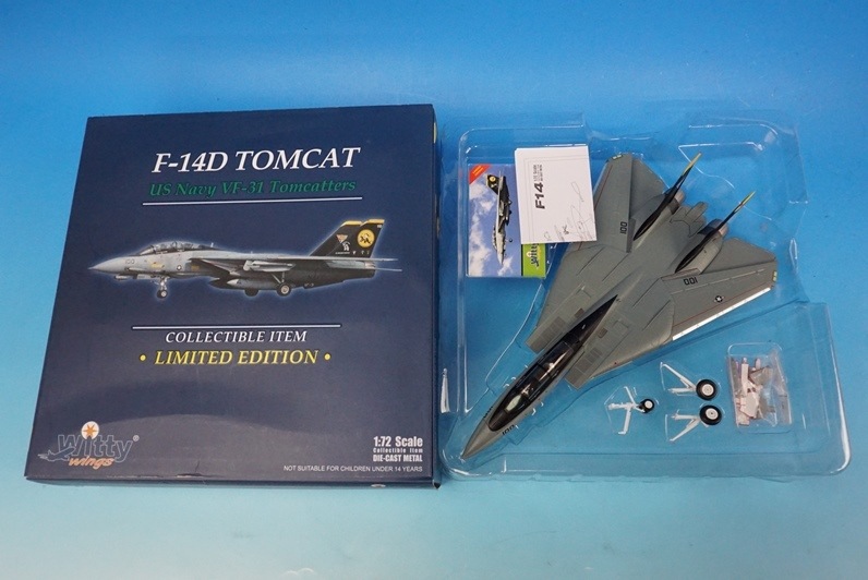 1/72 F-14D トムキャット アメリカ海軍 VF-31 トムキャッターズ ［WTW