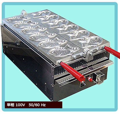 電気式たい焼き機 3連式｜たい焼き道具｜藤田道具