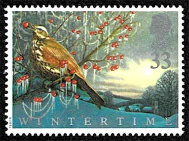 イギリス冬の動物 切手5種セット イギリス発行 | 切手,ヨーロッパ