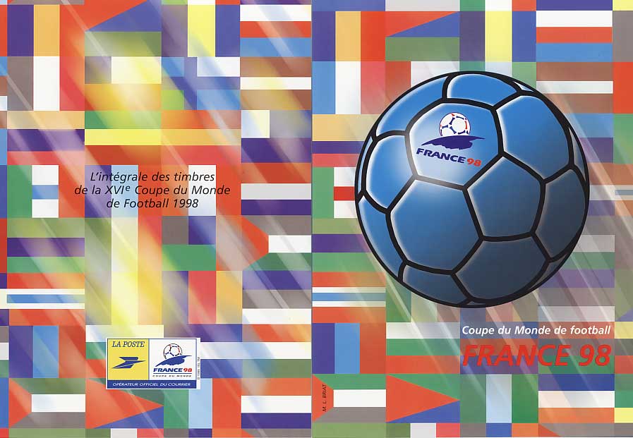 FIFA ワールドカップ FRANCE98 切手22枚セット フランス発行 | 切手