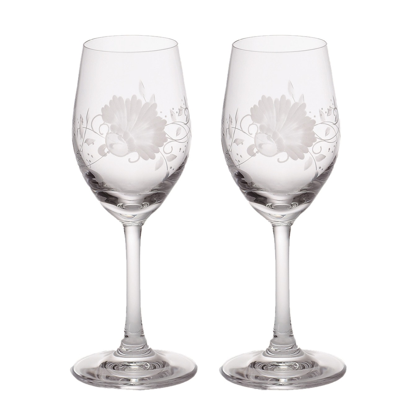 エルベクリスタル ボヘミアンクラシック ペアワイングラス 1SC33/57001