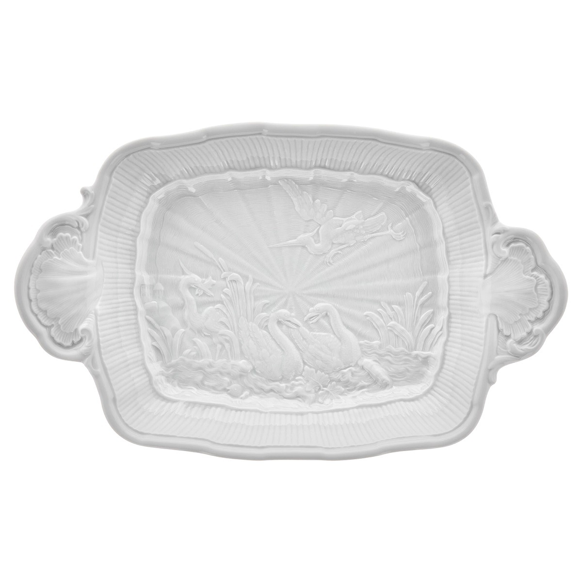 マイセン スワンホワイト サービングディッシュ 000000/05276 | スワン