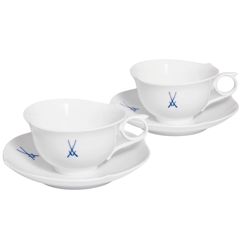 マイセン 剣マーク ペアティーカップ＆ソーサー 825001/28633/4T | 剣