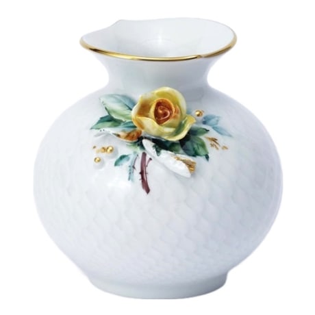 マイセン バラ 花瓶 9cm 50925/719391 | 花瓶 | ドイツの名窯 マイセン