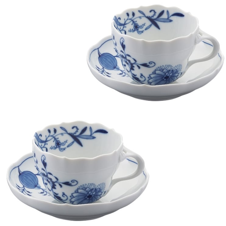 マイセン ブルーオニオン スタイル ペアティー/コーヒー兼用カップ