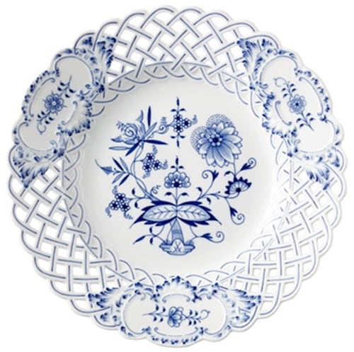 マイセン ブルーオニオン メッシュプレート 800101/54804 | ブルー