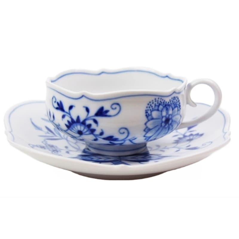 マイセン ブルーオニオン ティーカップ＆ソーサー 800101/23633