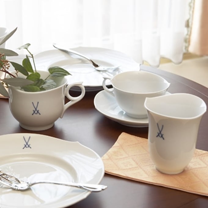 マイセン 剣マーク ペアティーカップ＆ソーサー 825001/28633/4T | 剣