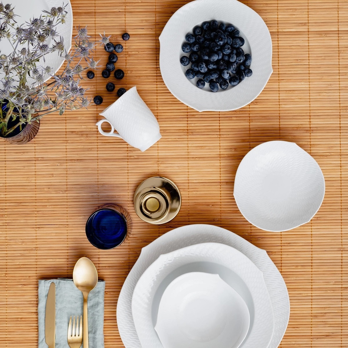 マイセン 波の戯れ ホワイト サラダディッシュ 000000/29439 | 波の