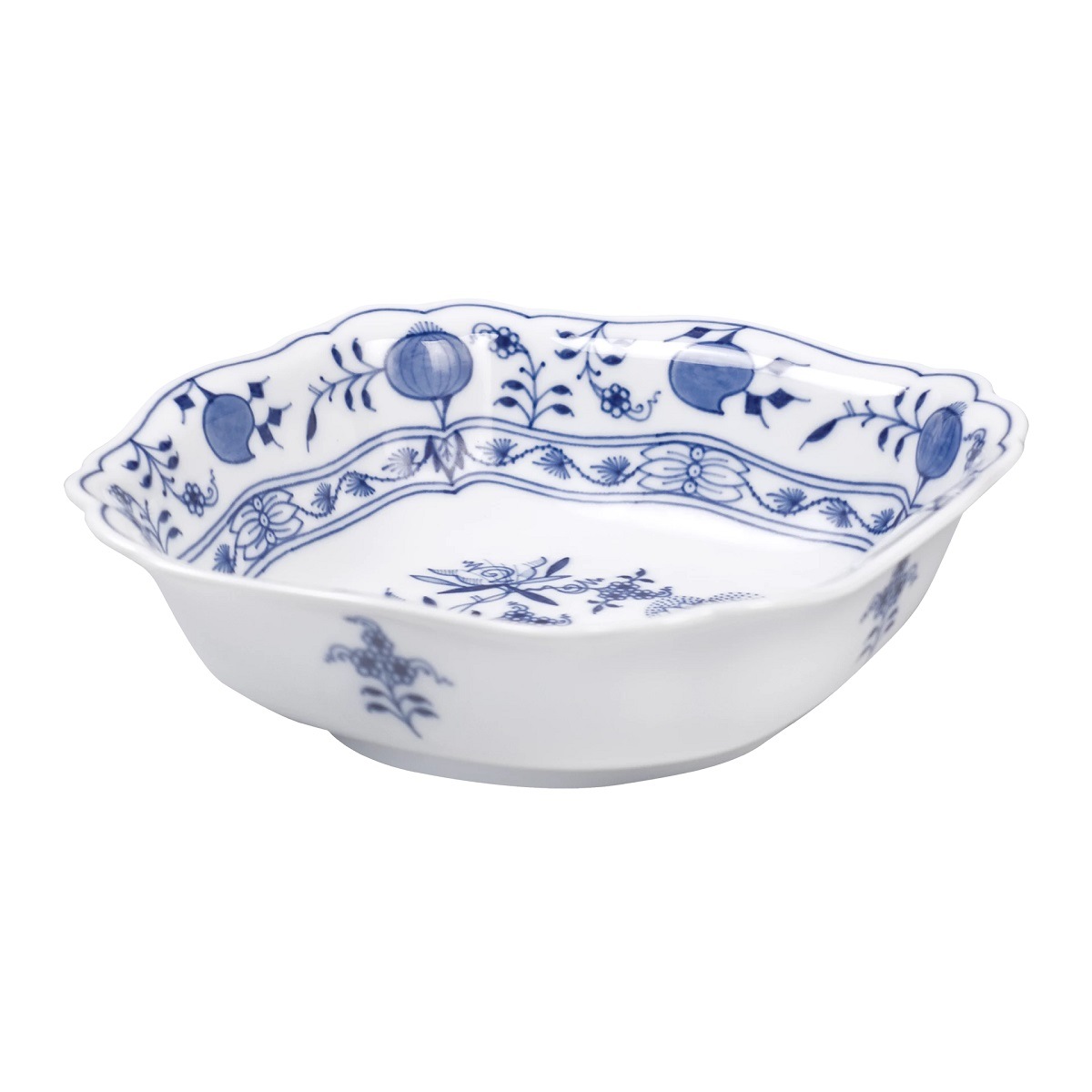 マイセン ブルーオニオン 角鉢 21cm 800101/00251 | ブルーオニオン