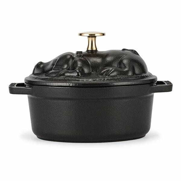 ストウブ 鍋 Staub ピギー ココット オーバル 17cm 両手鍋 ホーロー鍋