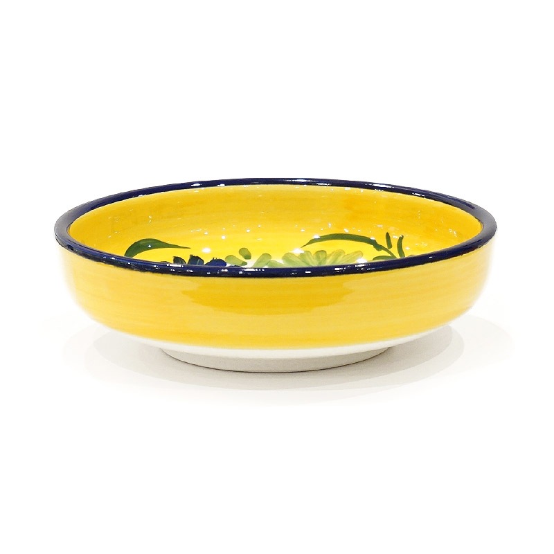 スペイン陶器 SP-19N ボウル大/青緑花柄 | キッチン&テーブルウェア