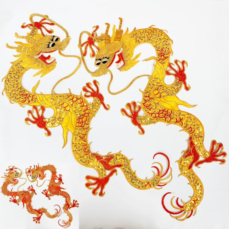 8185龍モチーフ(特大)(全2色)≪1ペア単位販売≫｜日暮里の特殊・衣装