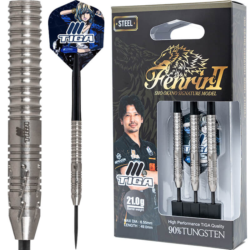 ティガ Fenrir2 フェンリル2 スティール21g 岡野翔選手 ハードダーツ