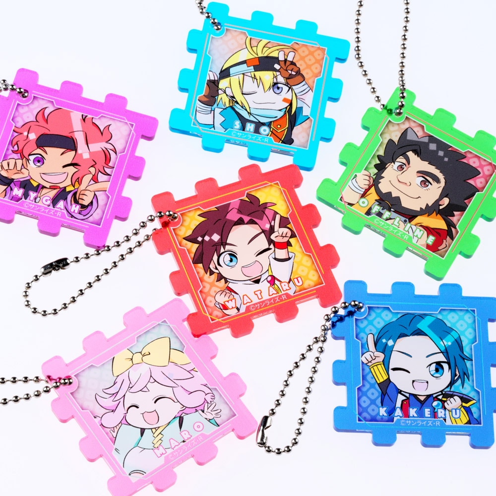 魔神創造伝ワタル/トレーディングアクリルキューブキーホルダー 全6種