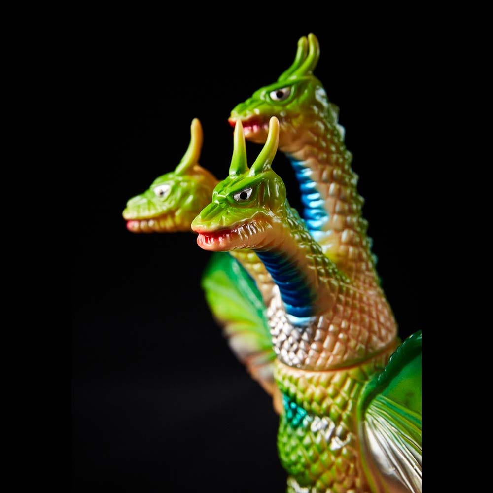 ソフビ】【ブルマァク】 キングギドラ 当時風（グリーン）/BULLMARK