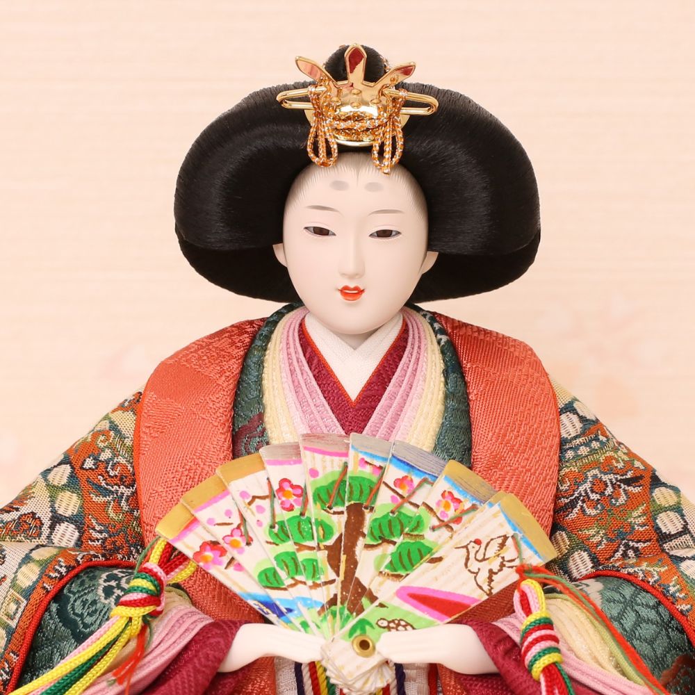 雛人形 ひな人形 新古今雛 高級雛人形 名古屋帯仕立て 工房天祥