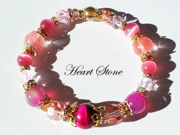 12mmのピンクタイガーアイが存在感抜群☆Gorgeous Princess