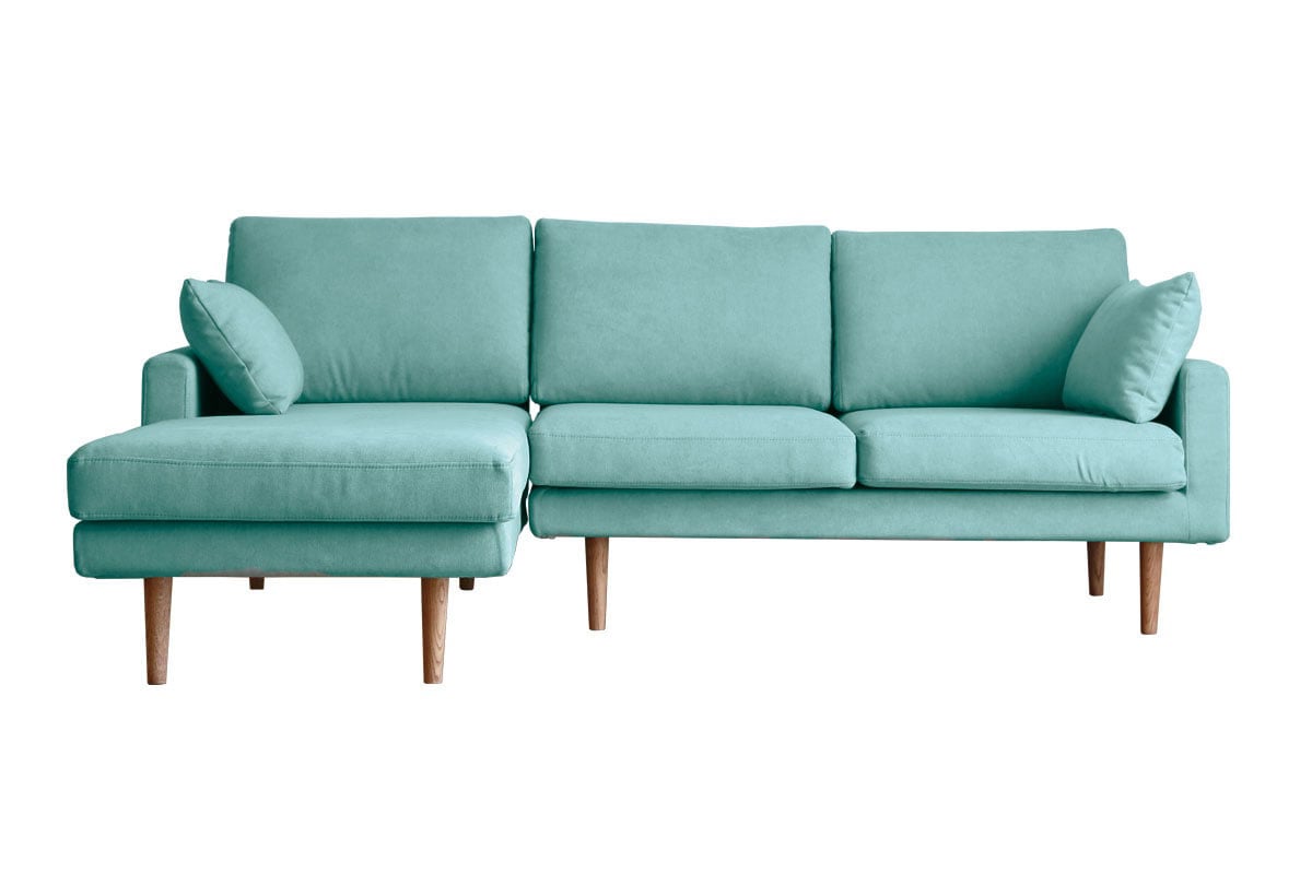 LEO SOFA カウチタイプ ライトブルー シェーズロング（左肘）＋2人掛け