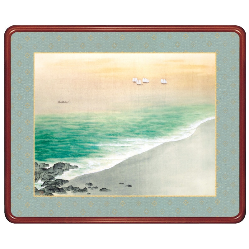 横山大観『曙色』額 : アートの友社 横山大観『曙色』額 113292