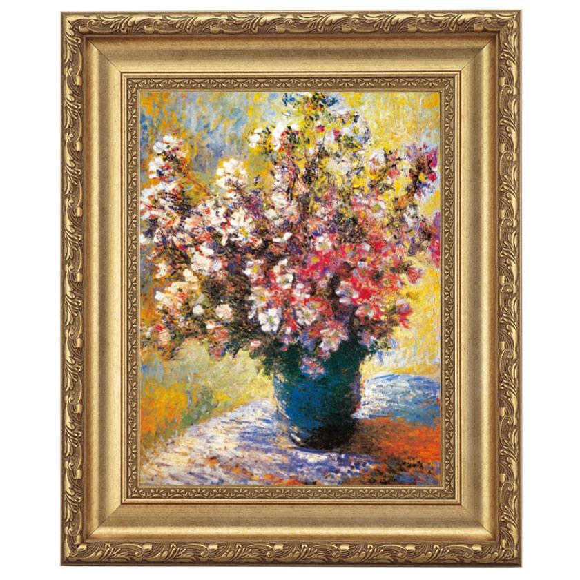 モネ 「花瓶の花」 4号 立体複製名画 【5％ポイント還元中】 : アート