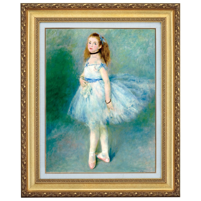 ルノワール 「バレリーナ」 6号 絵画 額付き インテリア 立体複製名画