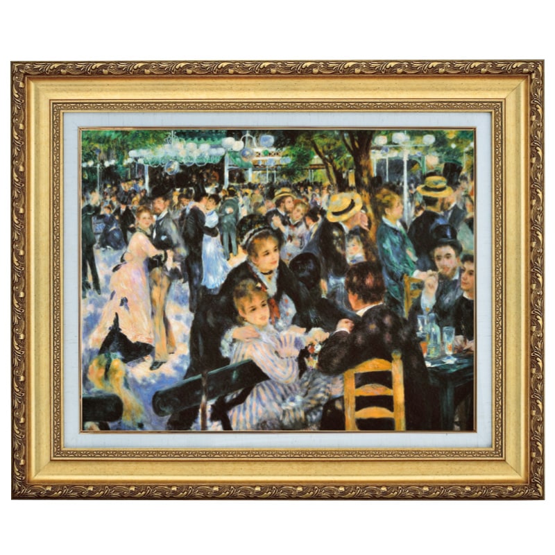 ルノワール 「ムーラン・ド・ラ・ギャレット」 10号 西洋絵画 立体複製