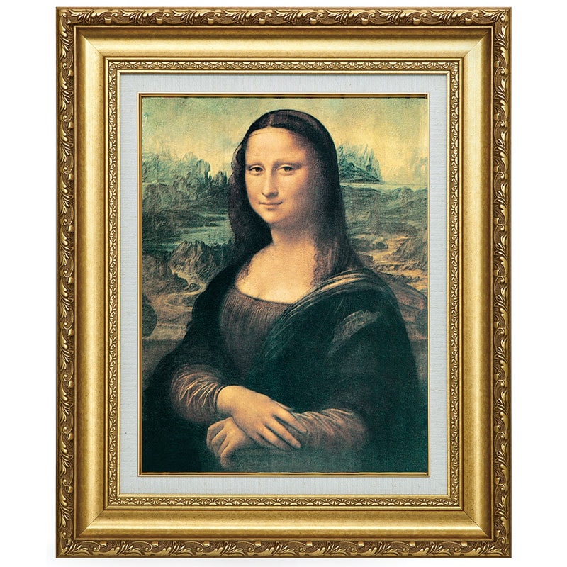 ダ・ヴィンチ 「モナリザ」 6号 立体複製名画 【5％ポイント還元中