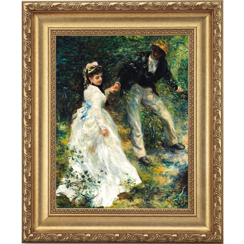 ルノワール 「散歩道」 4号 立体複製名画 【5％ポイント還元中