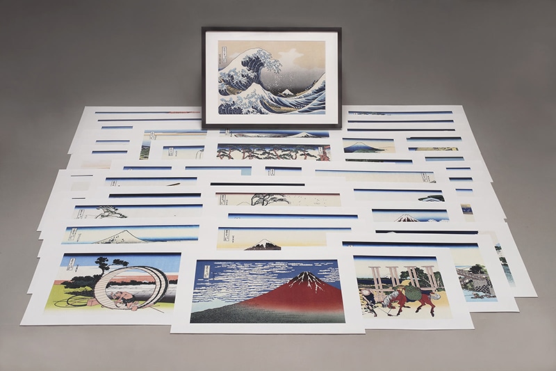 葛飾北斎 冨嶽三十六景 （富嶽三十六景） 四十六図 完全コレクション