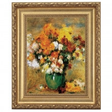 ルノワール 「菊の花束」 6号 立体複製名画 【5％ポイント還元中
