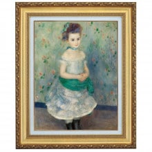 ルノワール 「読書する二人の少女」 4号 立体複製名画 【5％ポイント