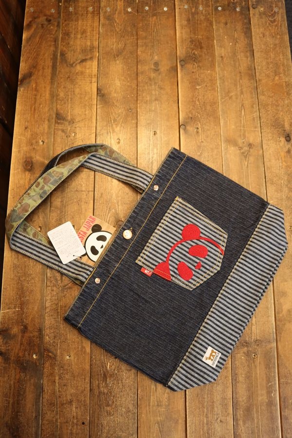 PANDIESTA JAPAN パンディエスタ 585650 熊猫謹製刺繍トートバッグ