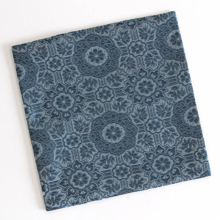 茶道具 名物裂 古帛紗 八陵蜀紅 青 （はちりょうしょっこう）