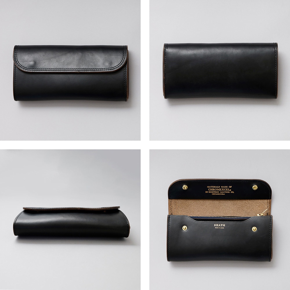 HEATH】CHROMEXCEL LEATHER LONG WALLET クロムエクセルレザー 長財布