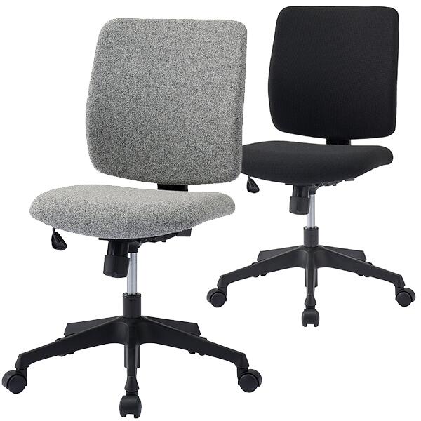 オフィスチェア ファブリック スクエアデザイン 布張り ブラック