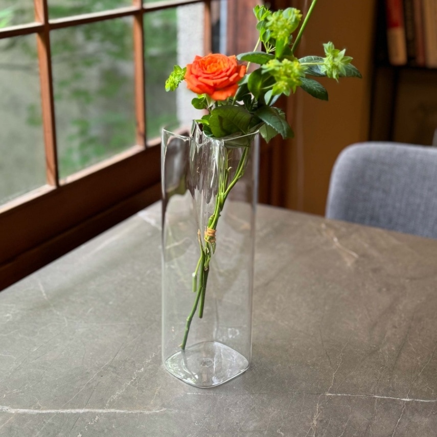 クルブ パンセ トール／flower base ガラス花瓶 | ギフト・雑貨