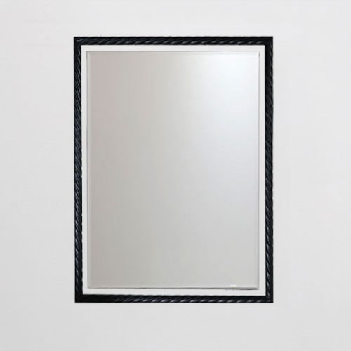 洗面鏡 ウォールミラー 壁掛け アイアン フレームセット 四角 スクエア