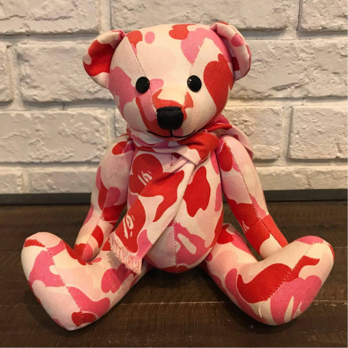 ABC camo pink Teddy bear a bathing ape BAPE ABCカモ エイプ ベイプ