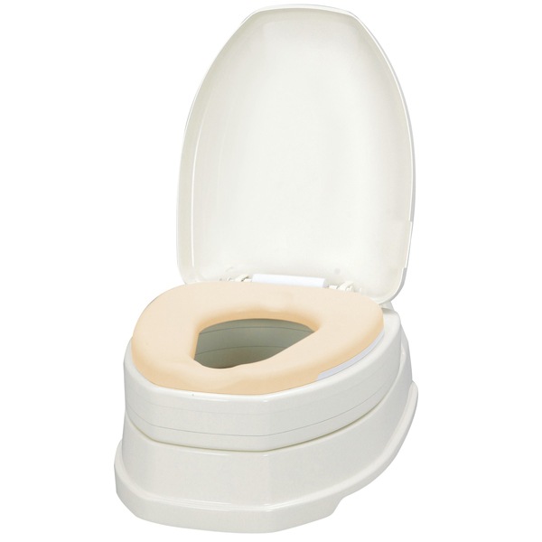 サニタリーエースOD 両用式【ソフト便座】 補高#8（補高8cm）[アロン