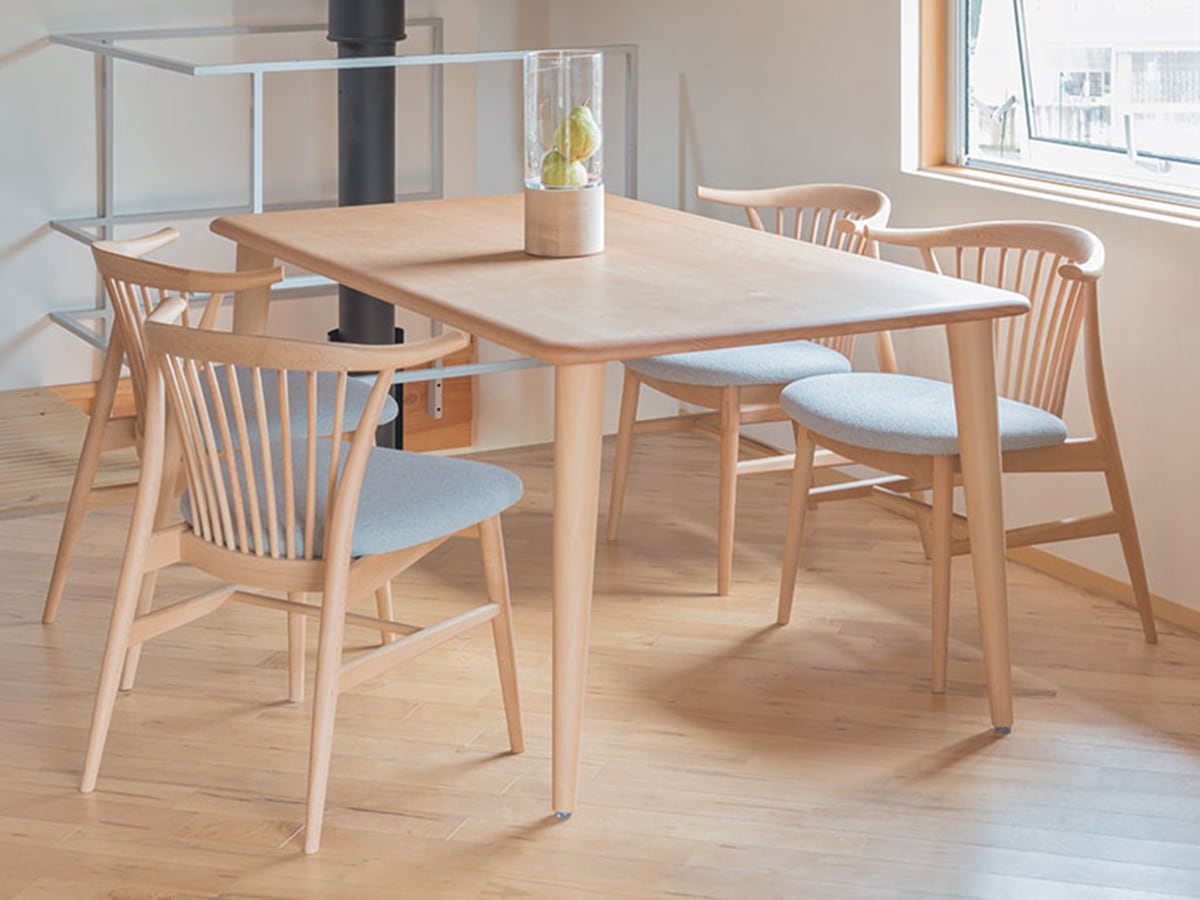 飛騨産業【侭オーダーダイニングテーブル】ウォルナット材 天板