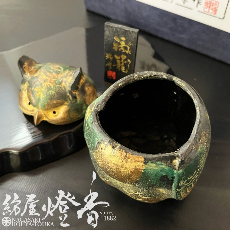香炉/香器『高岡銅器【福籠(梟)/ふくふくろう-FUKUFUKUROU-】鉄製・敷