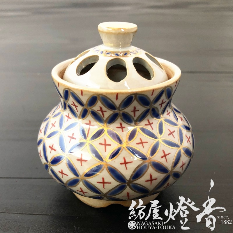香器『香炉【七宝(しっぽう)-SHIPPOU-】[京焼・清水焼/稔]空焚用』龍心