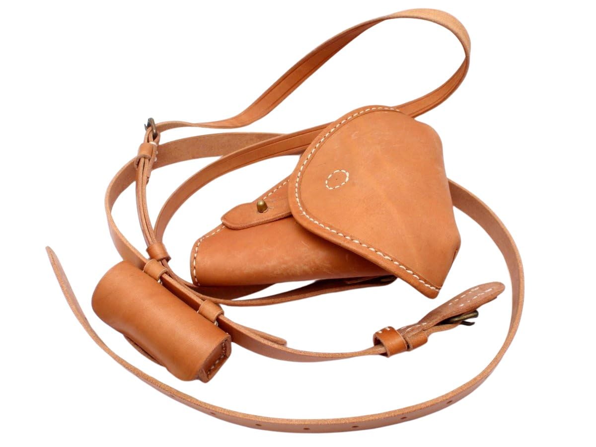 日本軍 ブローニング M1910 ホルスター 本革製 弾薬盒 レプリカ 新品