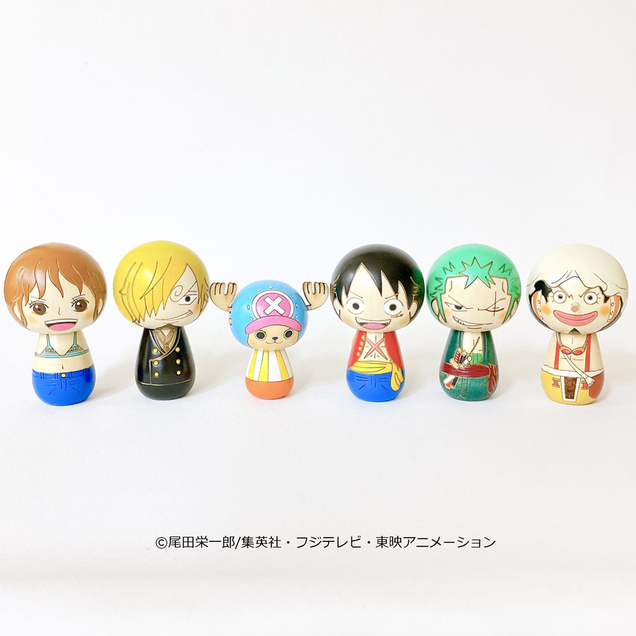 ワンピースこけし [ナミ] by 卯三郎こけし | 日本のキャラクターこけし