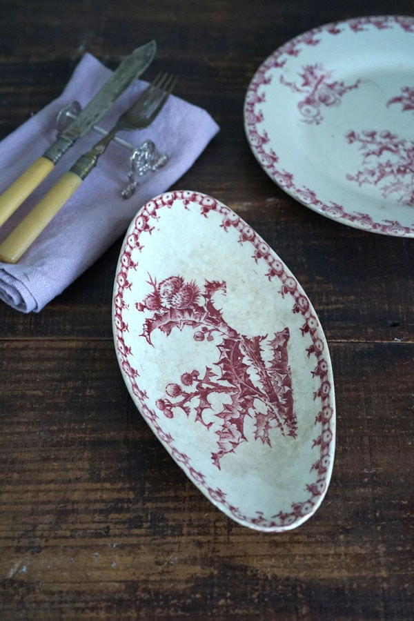 アンティークジアンGienアザミChardonsラヴィエ1886－1936年頃 gc-1211