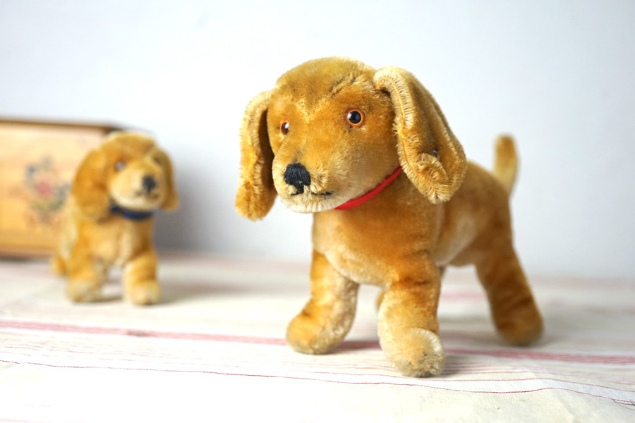 アンティーク シュタイフ ダックスフント Steiff Hexie 15cmサイズ gt