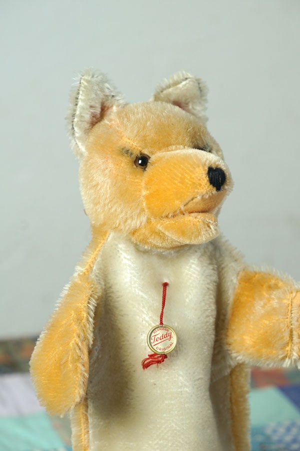 ドイツのハーマンのオオカミのパペット25cm 1960年代頃 gt-1080の通販